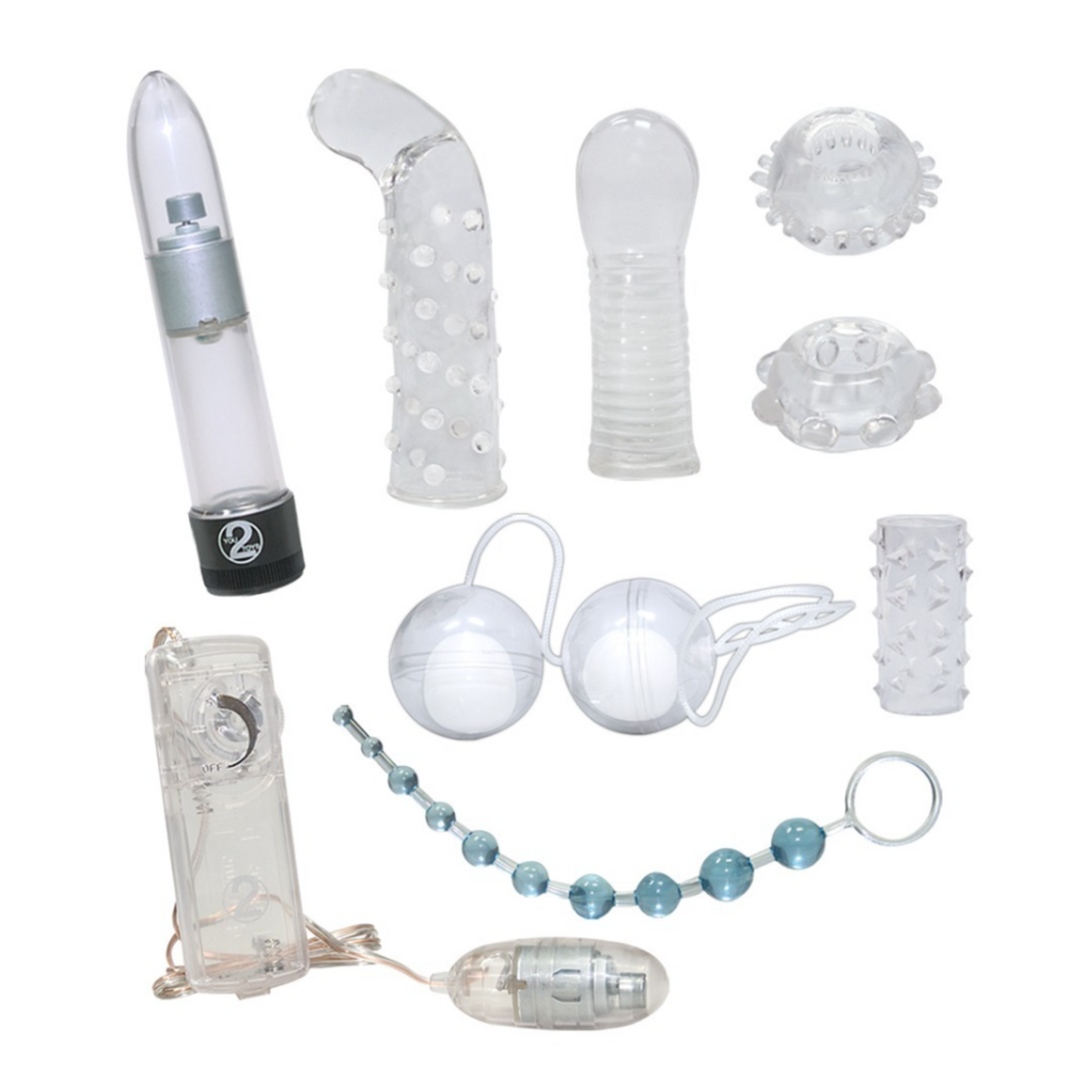 You2Toys Crystal Clear - Coffret sex toys pour couple