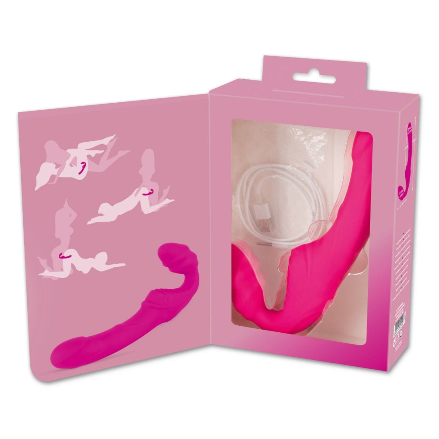 You2Toys Double Teaser - Strap-on vibrant