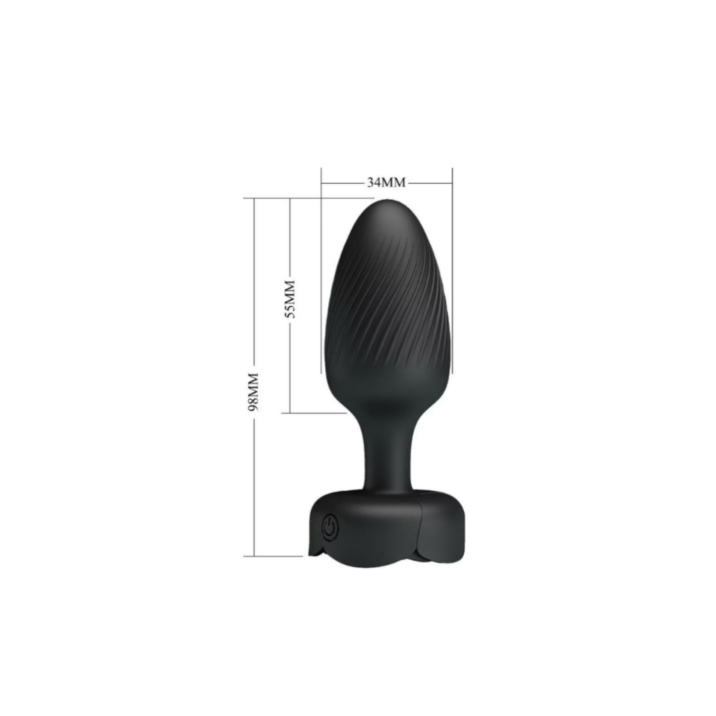 Pretty Love Osborn 3 Medium - Plug anal vibrant et lumineux