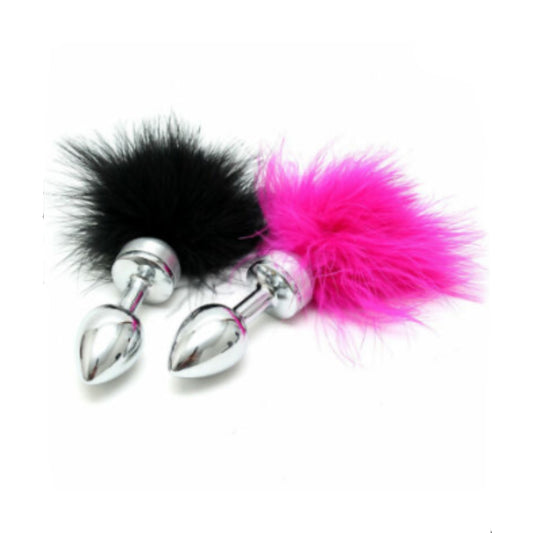 Rimba Butt Plug With Feather - Plug anal avec queue en plumes