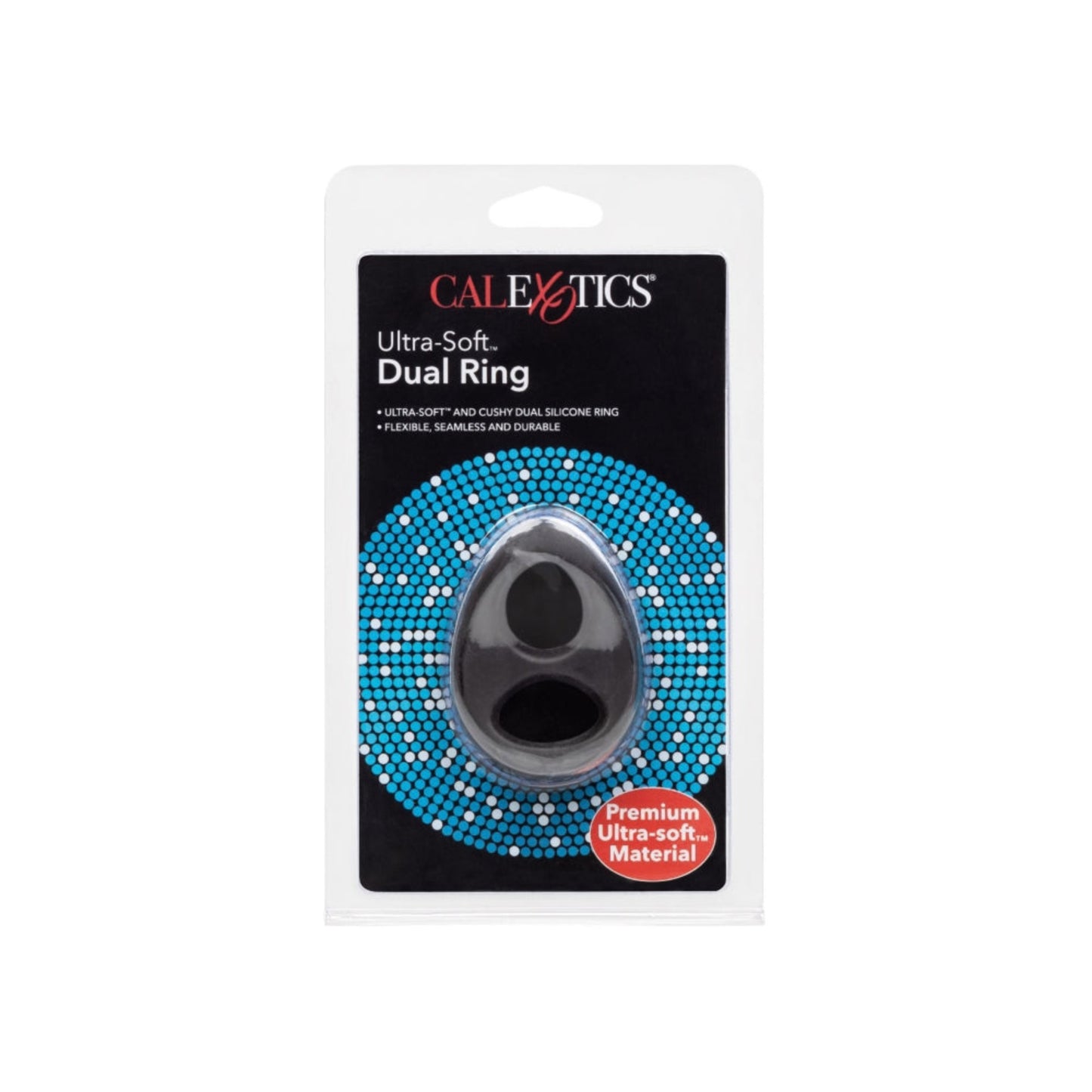 CalExotics Ultra Soft Dual Ring - Anneau pénien double