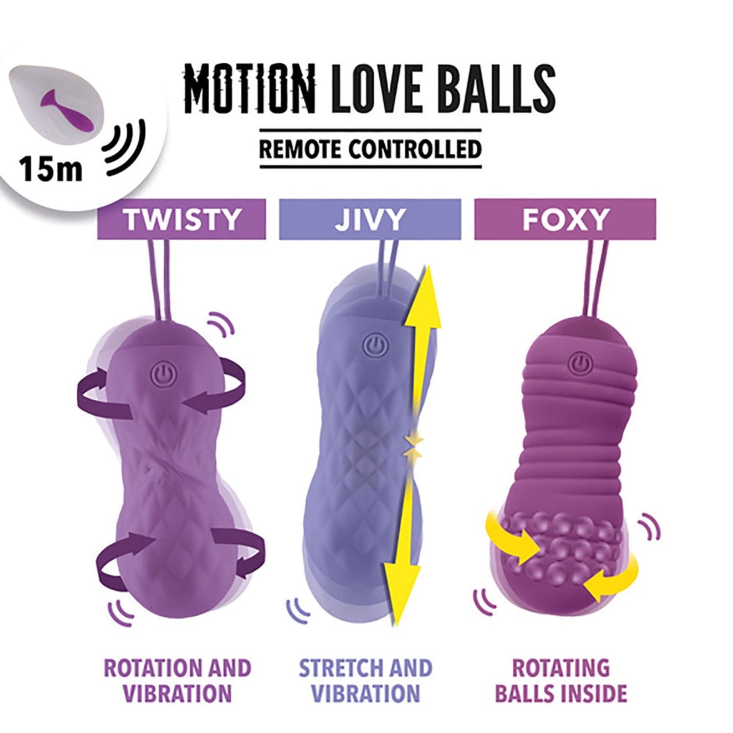 FeelzToys Twisty - Boules de Geisha rotatives