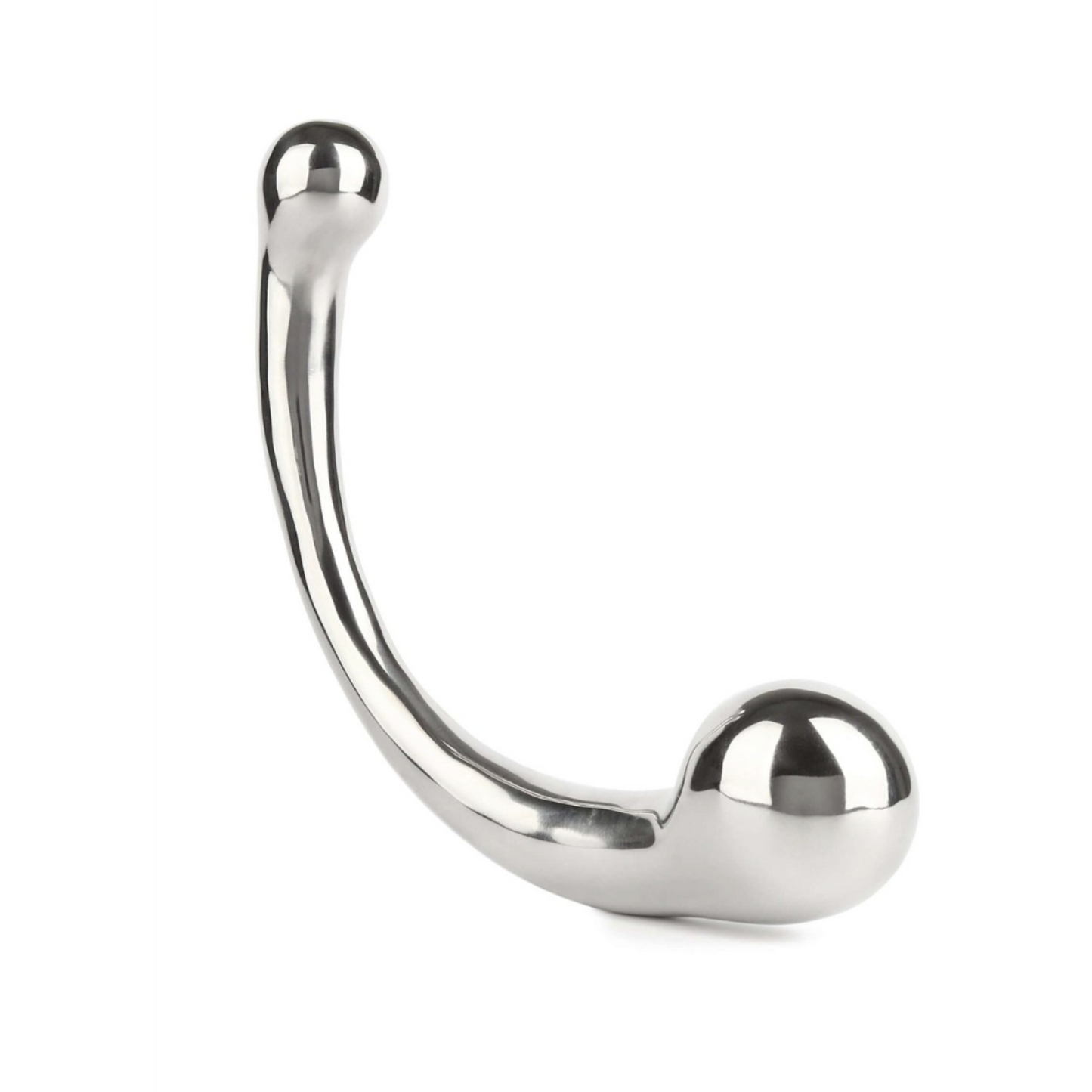 Mr. Steel The Curvy G-spot Double Ended - Dildo en Acier