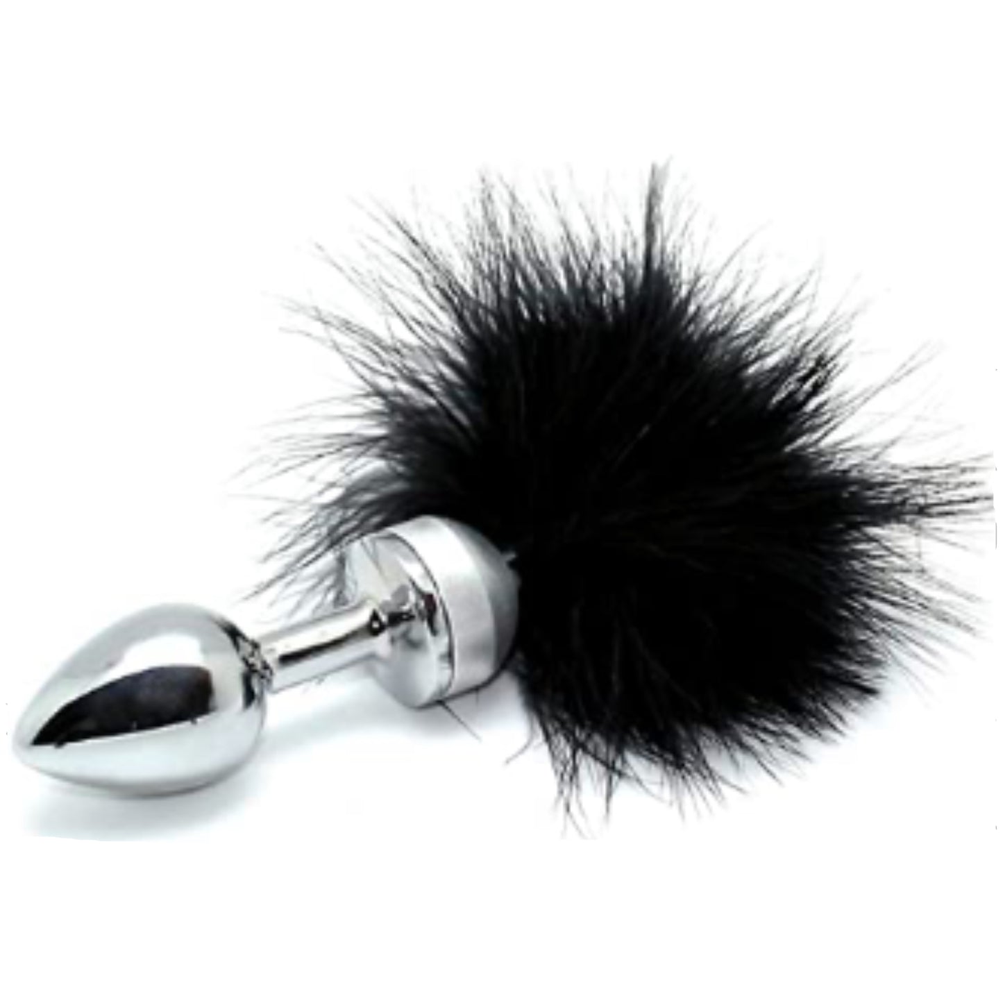 Rimba Butt Plug With Feather - Plug anal avec queue en plumes