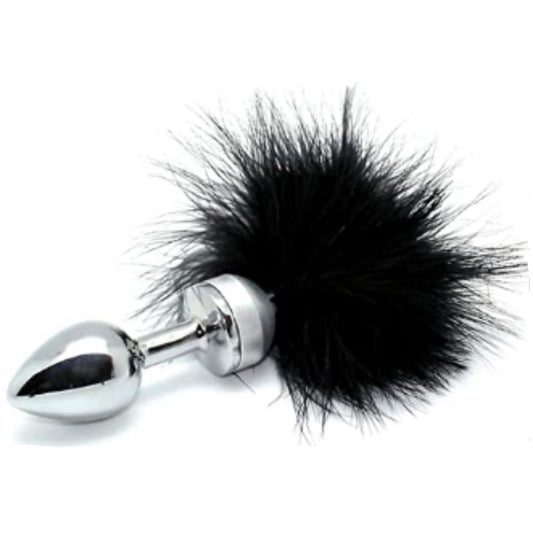 Rimba Butt Plug With Feather - Plug anal avec queue en plumes