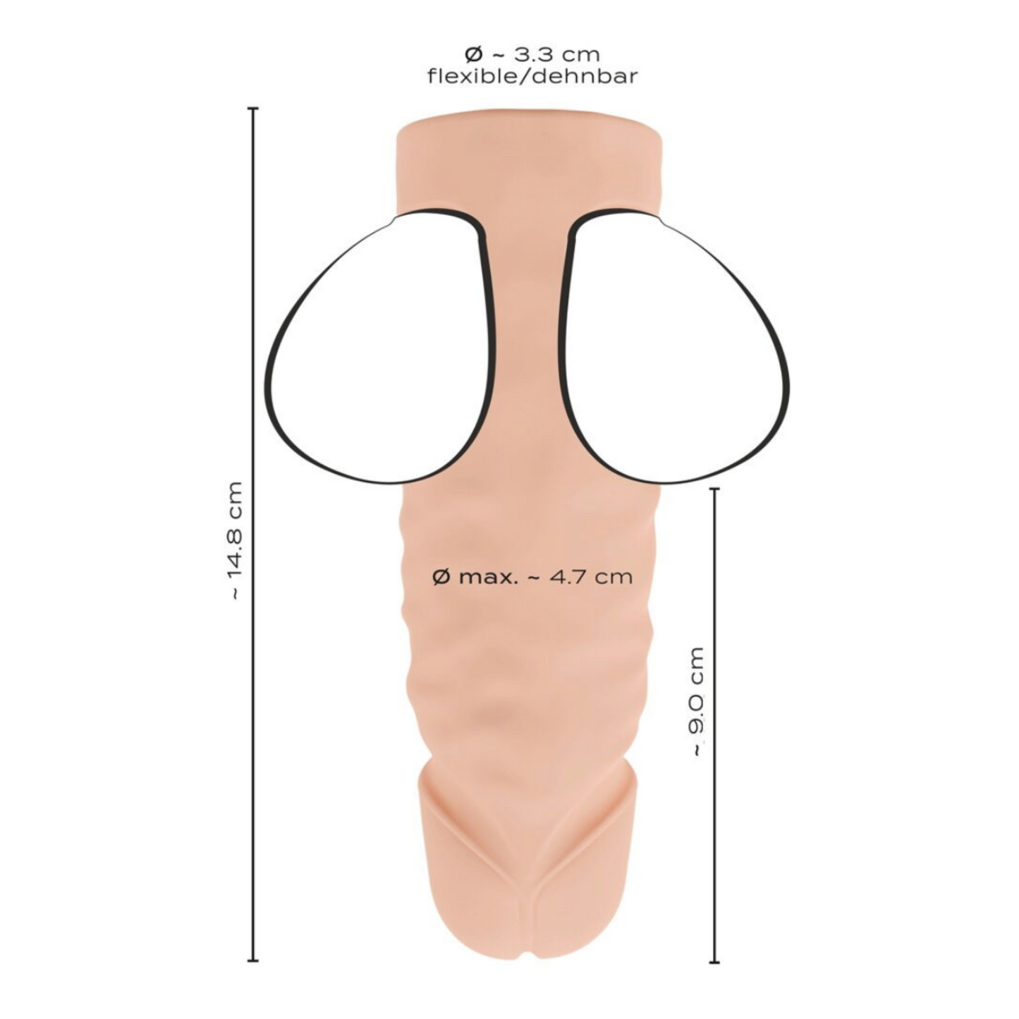 Realistixxx Ball Stretcher Double Fucker - Gaine et étireur