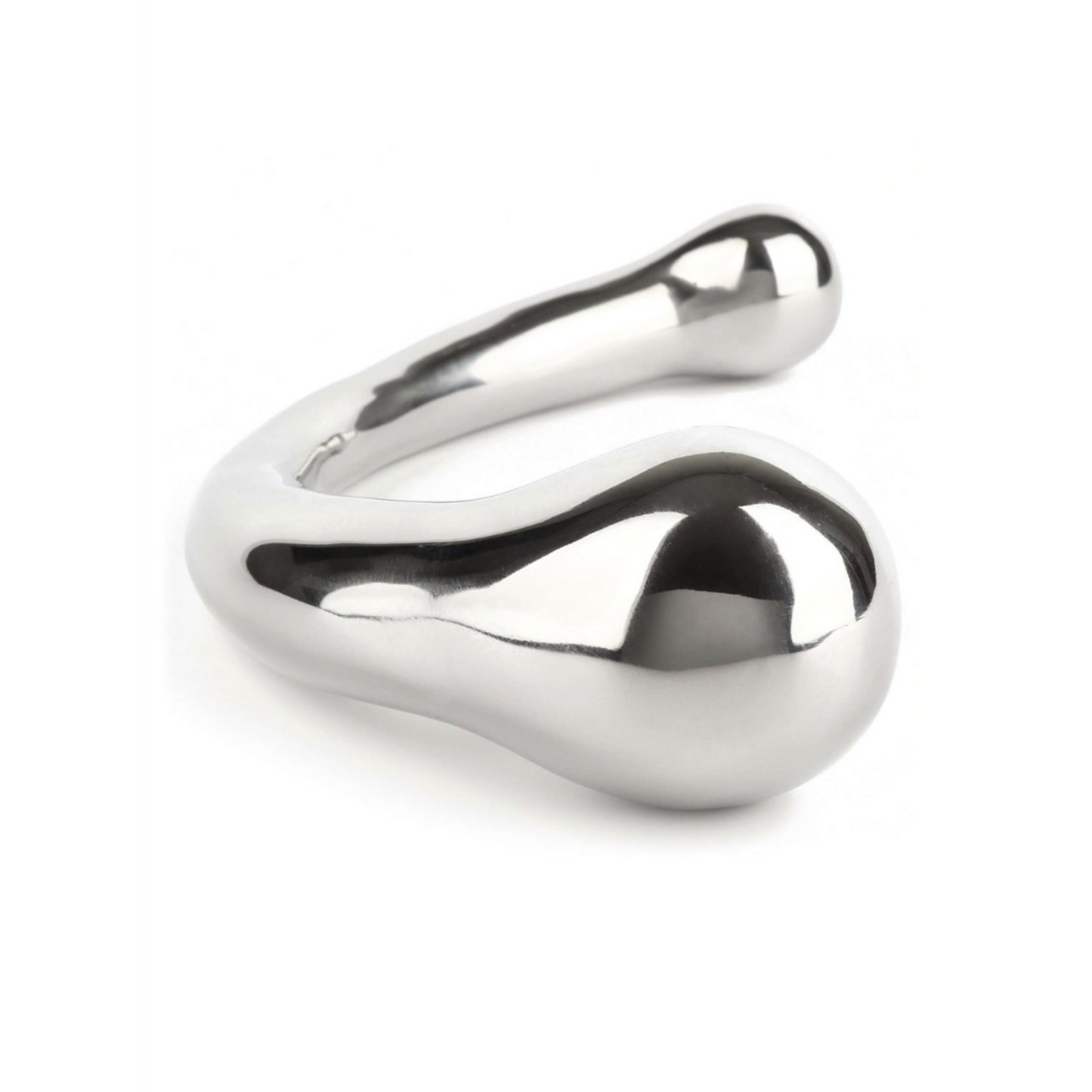 Mr. Steel The Curvy G-spot Double Ended - Dildo en Acier