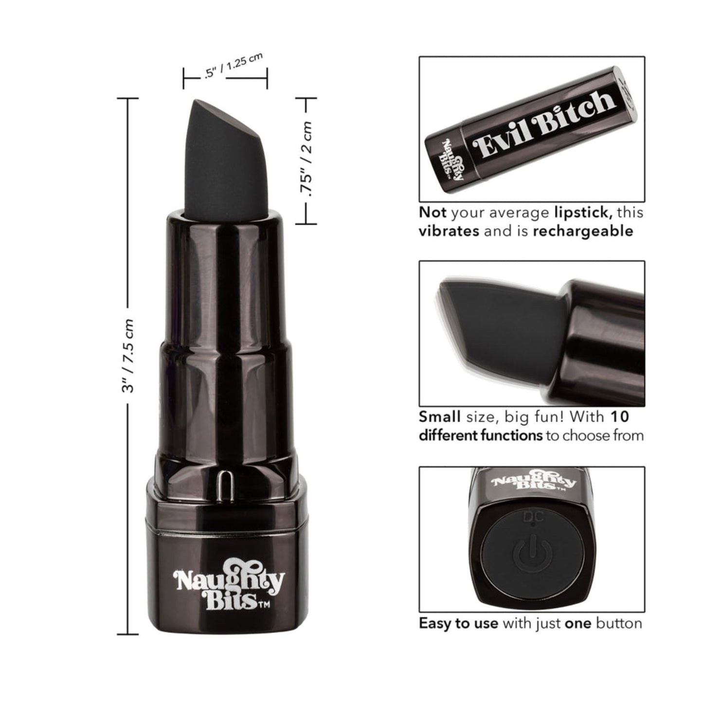 CalExotics Evil Bitch -  Stimulateur clitoridien