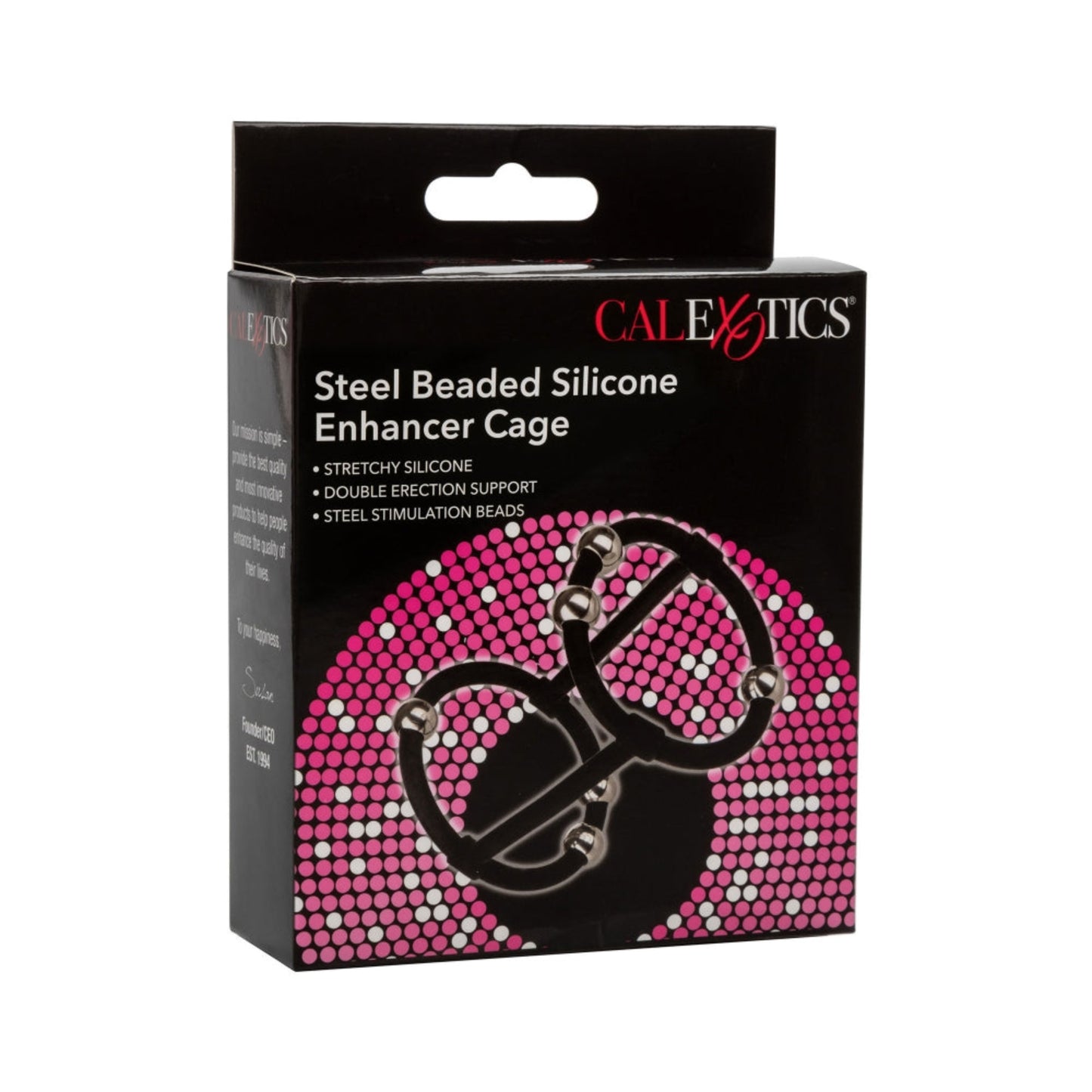 CalExotics Steel Beaded Cage - Gaine à pénis