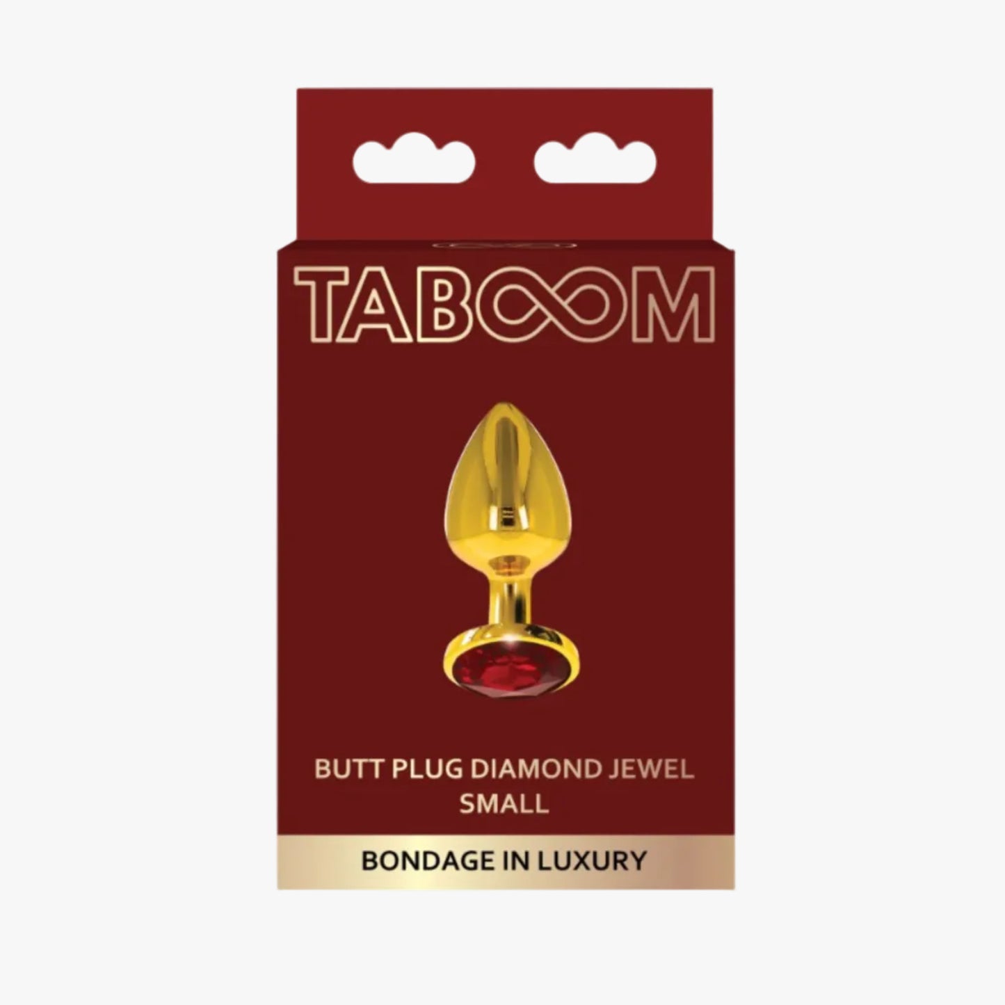 Taboom Diamond Jewel Small - Plug anal en aluminium