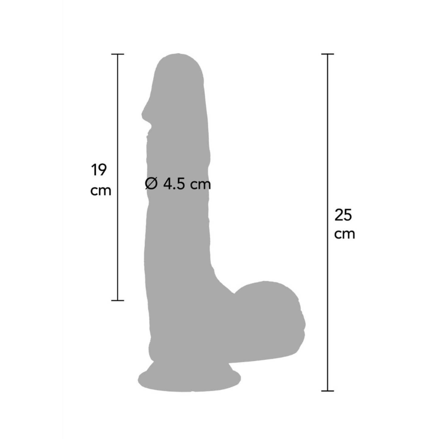 Inferno Ultra Realistic Dildo - Gode silicone double densité 23 cm