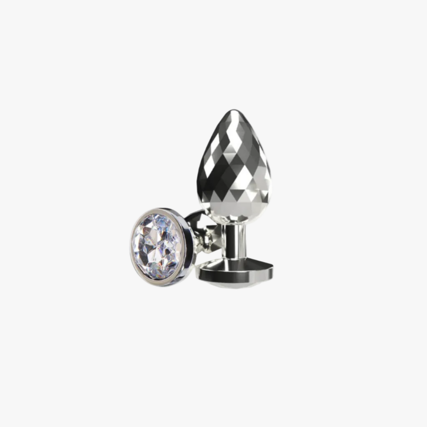 ToyJoy Disco Diamond Plug Medium - Plug anal en aluminium