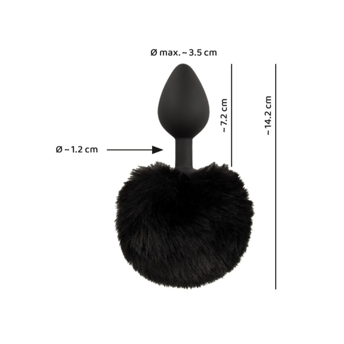You2Toys Fluffy Tail M - Plug anal avec queue de lapin