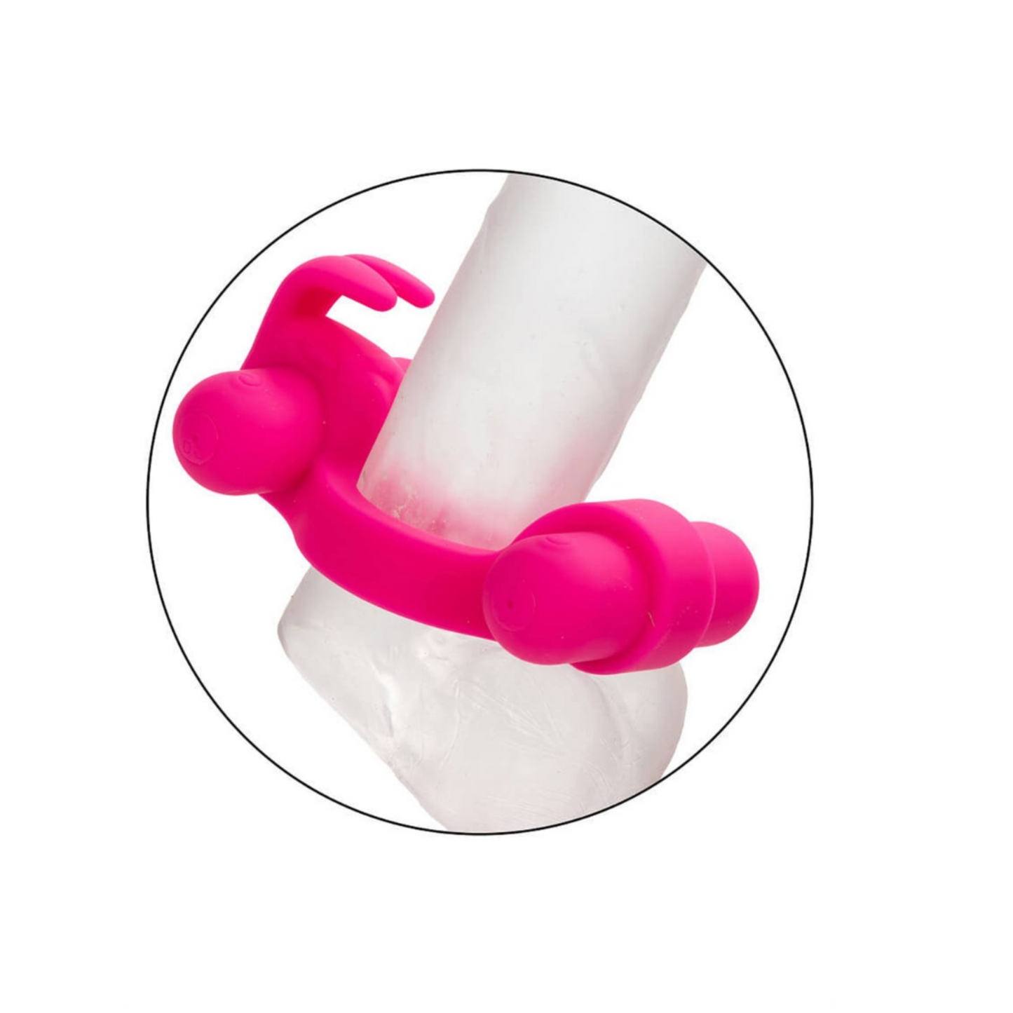 CalExotics Rockin' Rabbit - Anneau vibrant double moteur