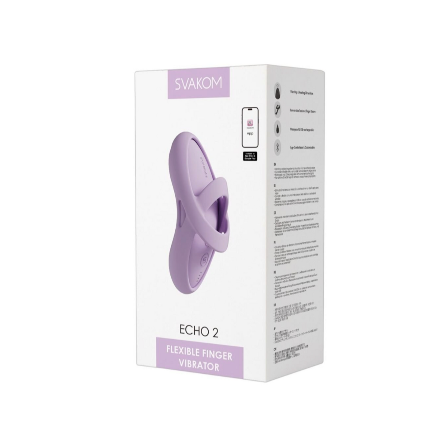 Svakom Echo 2 - Stimulateur clitoridien vibrant et chauffant