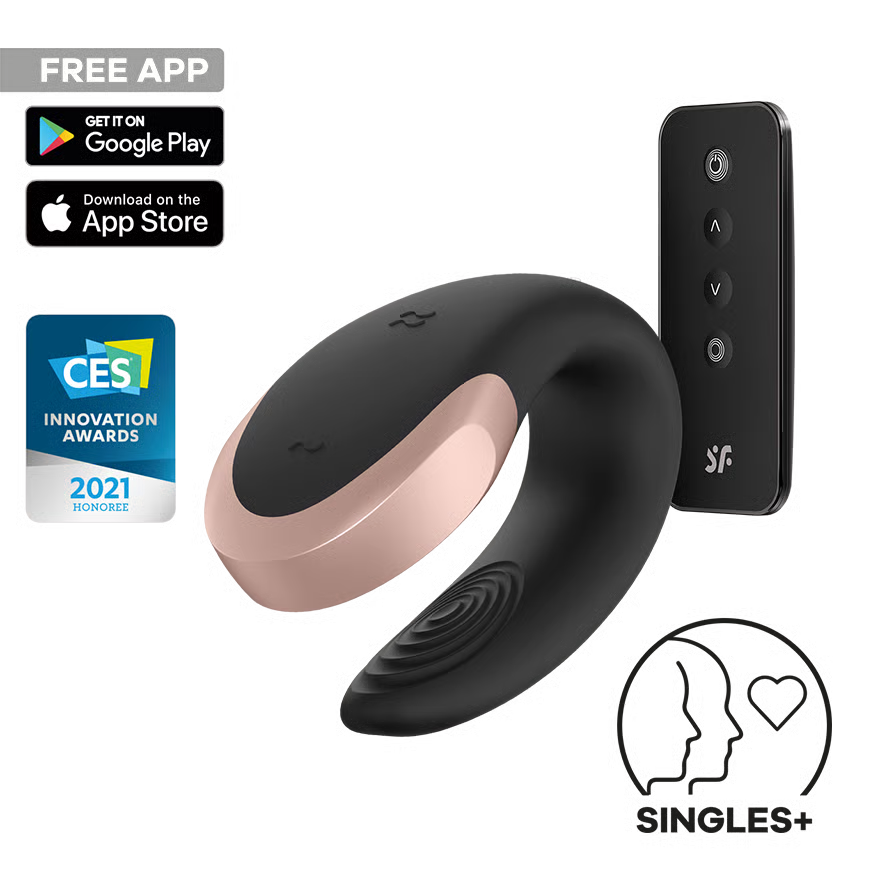 Satisfyer Double Love - Vibromasseur connecté pour couple