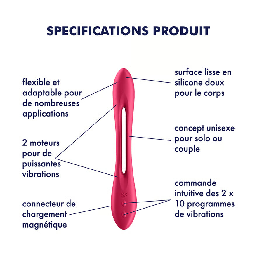 Satisfyer Elastic Joy - Vibromasseur pour couple